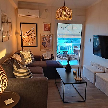 Amazing Sea View Apartment Kalivia Thorikou ภายนอก รูปภาพ